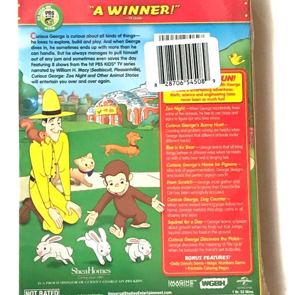 Curious George Zoo Night and other Animal Stories - Picture 3 of 4